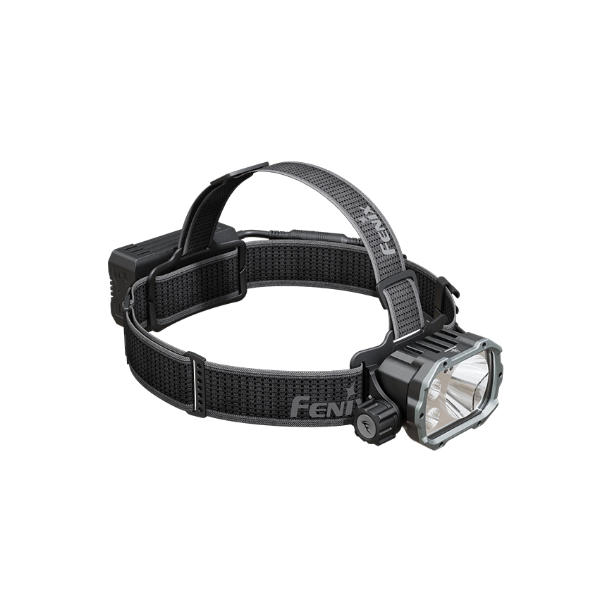 Fenix HP35R - Ρυθμιζόμενος επαναφορτιζόμενος φακός κεφαλής LED/USB, 5000 mAh, IP66, 4000 lm, 500 ώρες, μαύρος