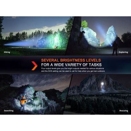 Fenix HT18R - LED Dimming επαναφορτιζόμενο φακός LED/1x21700 IP68 2800 lm 42 h 5000 mAh