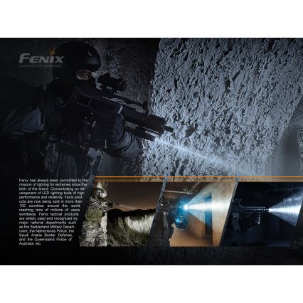 Fenix LR35R - LED Επαναφορτιζόμενος φακός 6xLED/2x21700 4000 mAh IP68 10000 lm 80 ώρες