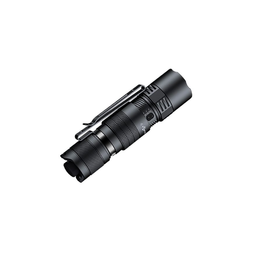 Fenix PD26RACE - Ρυθμιζόμενος επαναφορτιζόμενος φακός LED/USB 1600 mAh IP68 1300 lm 556 h μαύρος