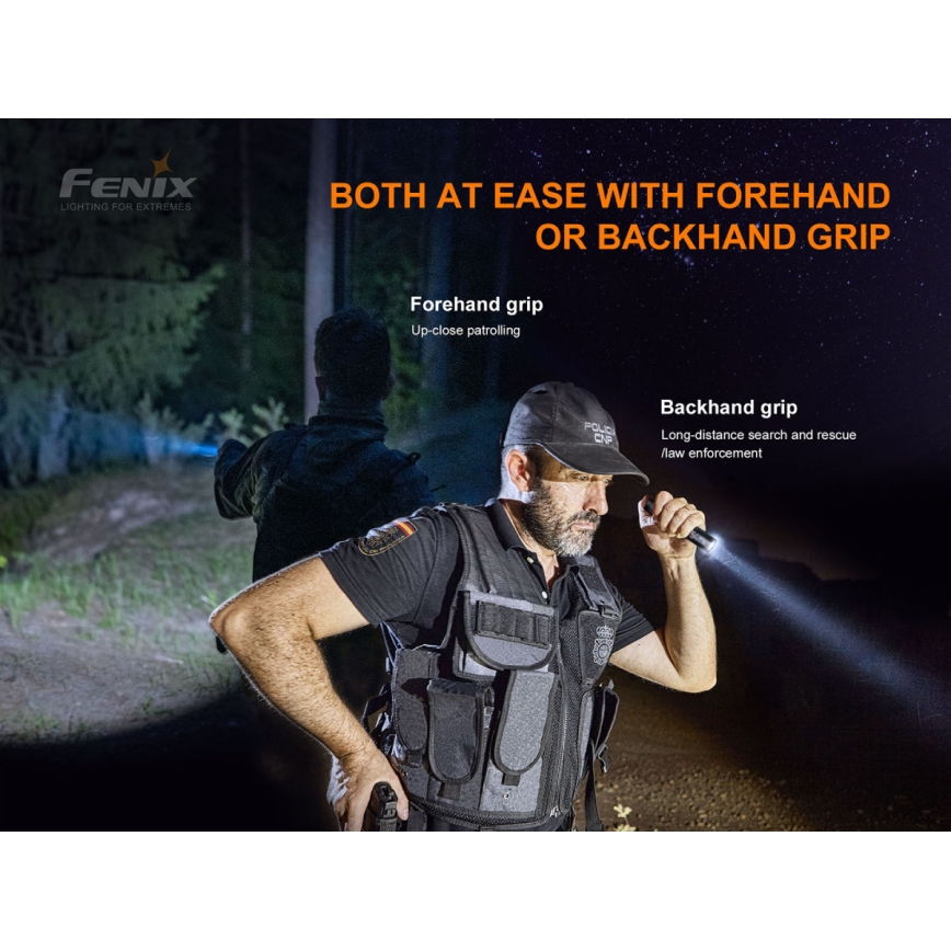 Fenix PD35V30 - Επαναφορτιζόμενος φακός LED LED/USB/2xCR123A IP68 1700 γυαλιστερό 230 h 2600 mAh