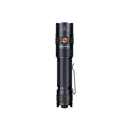 Fenix PD36RACE - Επαναφορτιζόμενος LED φακός με ρύθμιση έντασης, LED/USB, 5000 mAh, IP68, 3000 lm, 63,45 h, μαύρος