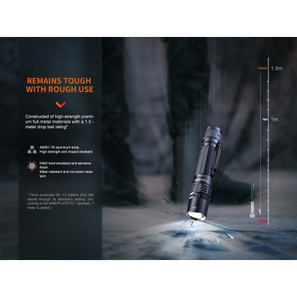 Fenix PD36RPRO - LED Τακτικός επαναφορτιζόμενος φακός LED/USB IP68 2800 lm 42 h 5000 mAh