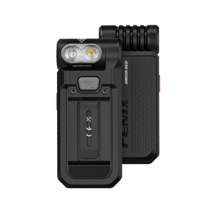 Fenix SW05RREDBLC - LED Dimming επαναφορτιζόμενος φακός LED/USB IPX6 150 lm 49 h μαύρο