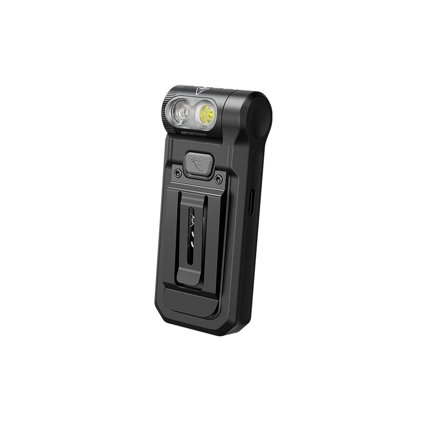 Fenix SW05RREDBLC - LED Dimming επαναφορτιζόμενος φακός LED/USB IPX6 150 lm 49 h μαύρο