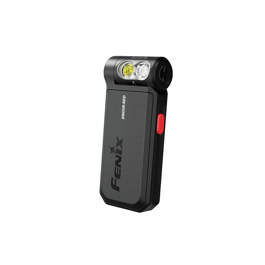 Fenix SW05RREDBLC - LED Dimming επαναφορτιζόμενος φακός LED/USB IPX6 150 lm 49 h μαύρο