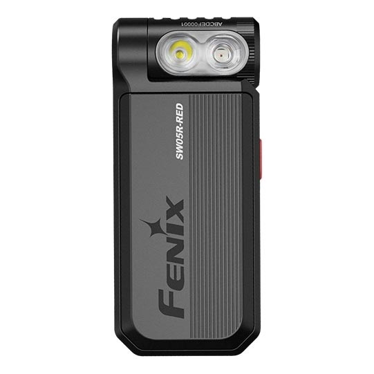 Fenix SW05RREDBLC - LED Dimming επαναφορτιζόμενος φακός LED/USB IPX6 150 lm 49 h μαύρο
