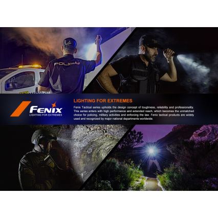 Fenix SW05RUVBLC - LED Dimming επαναφορτιζόμενος φακός LED/USB IPX6 150 lm 49 h μαύρο