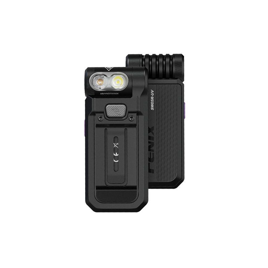 Fenix SW05RUVBLC - LED Dimming επαναφορτιζόμενος φακός LED/USB IPX6 150 lm 49 h μαύρο