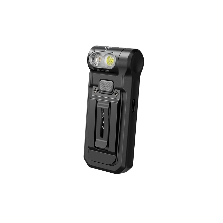 Fenix SW05RUVBLC - LED Dimming επαναφορτιζόμενος φακός LED/USB IPX6 150 lm 49 h μαύρο