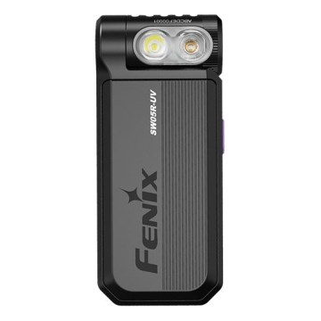 Fenix SW05RUVBLC - LED Dimming επαναφορτιζόμενος φακός LED/USB IPX6 150 lm 49 h μαύρο