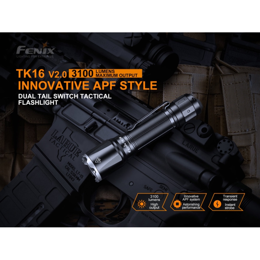 Fenix TK16V20 - LED Επαναφορτιζόμενος φακός LED/1x21700 IP68 3100 lm 43 ώρες
