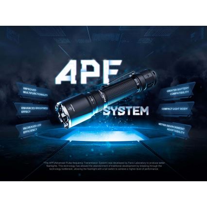 Fenix TK21RBLK - Ρυθμιζόμενος επαναφορτιζόμενος φακός LED/USB 6000 mAh IP68 3600 lm 72,5 h μαύρος