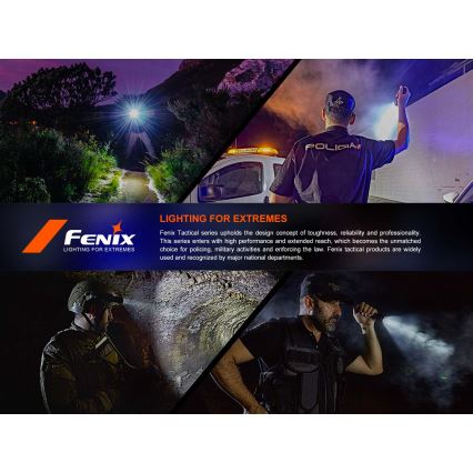 Fenix TK21RBLK - Ρυθμιζόμενος επαναφορτιζόμενος φακός LED/USB 6000 mAh IP68 3600 lm 72,5 h μαύρος