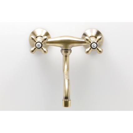 FERRO - Μπαταρία για νιπτήρα/νεροχύτη ANTICA σε μπρονζέ