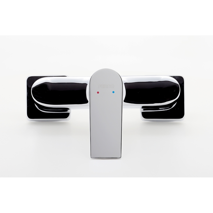 FERRO - Μπαταρία ντους ALGEO SQUARE γυαλιστερό χρώμιο