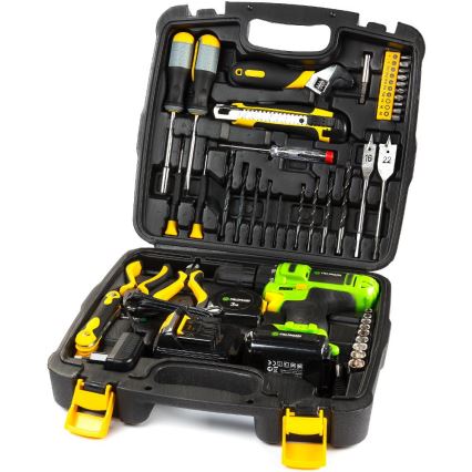 Fieldmann - Ασύρματο τρυπάνι με αξεσουάρ 12V 1300 mAh