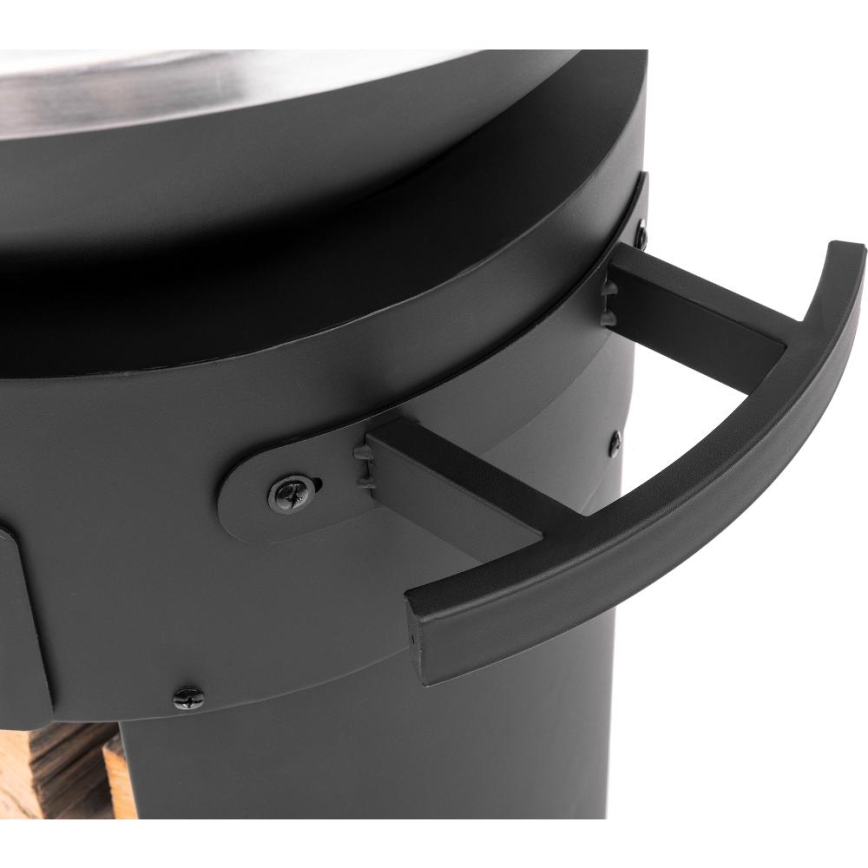 Fieldmann - Φορητό γκριλ 3 σε 1 ανοξείδωτο/μαύρο