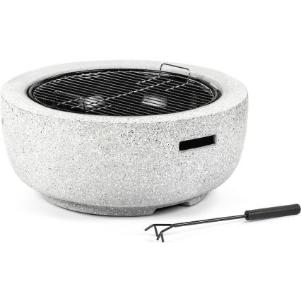 Fieldmann - Τζάκι - Ψησταριά εξωτερικού χώρου λευκό