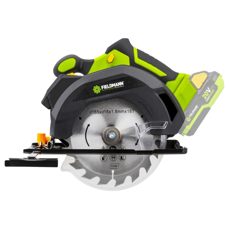 Fieldmann - Επαναφορτιζόμενο δισκοπρίονο 20V