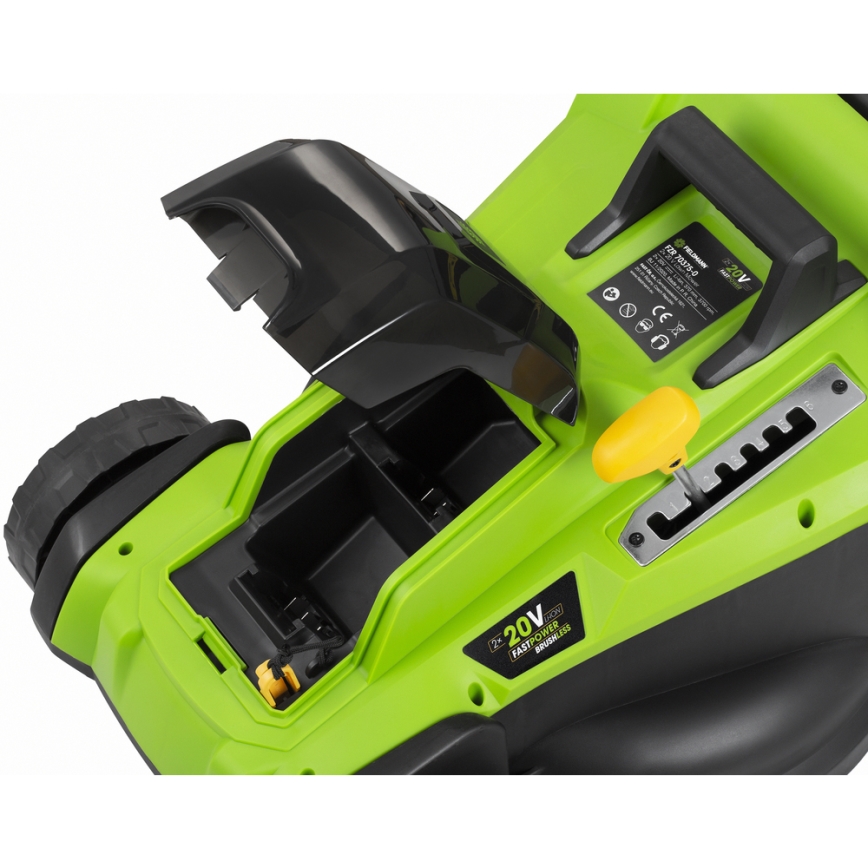 Fieldmann - Επαναφορτιζόμενο χλοοκοπτικό 2x20V