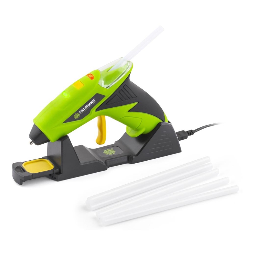 Fieldmann - Ασύρματο πιστόλι θερμοκόλλησης 4V 1500 mAh πράσινο