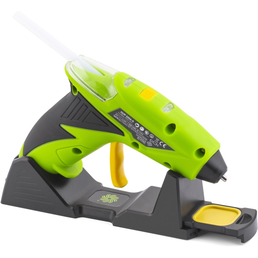 Fieldmann - Ασύρματο πιστόλι θερμοκόλλησης 4V 1500 mAh πράσινο