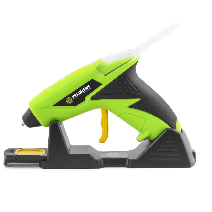 Fieldmann - Ασύρματο πιστόλι θερμοκόλλησης 4V 1500 mAh πράσινο
