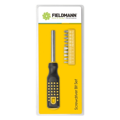 Fieldmann - Κατσαβίδι + μύτες 11 τμχ