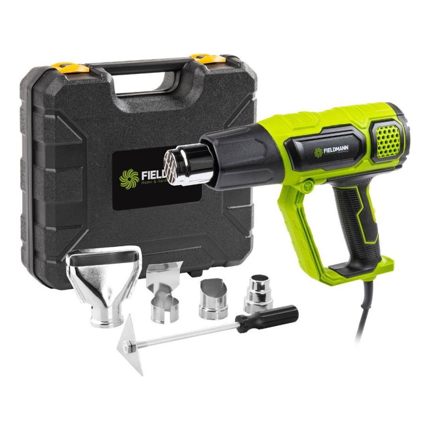 Fieldmann - Πιστόλι θερμού αέρα με αξεσουάρ 2000W/230V
