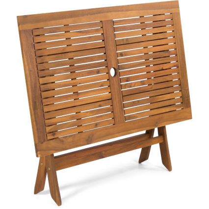 Fieldmann - Πτυσσόμενο τραπέζι κήπου 120x70 cm ακακία