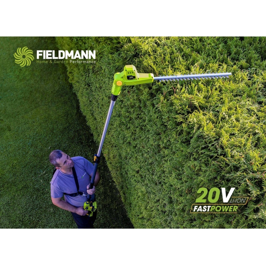 Fieldmann -Τηλεσκοπικό μπορντουροψάλιδο μπαταρίας 20V