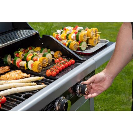 Fieldmann - Υγραερίου ψησταριά με 3 καυστήρες, ματ χρώμιο