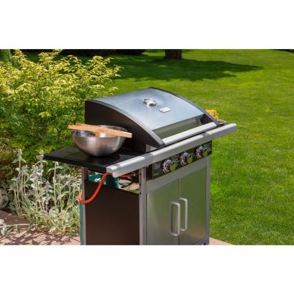 Fieldmann - Υγραερίου ψησταριά με 3 καυστήρες, ματ χρώμιο