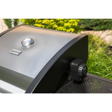 Fieldmann - Υγραερίου ψησταριά με 3 καυστήρες, ματ χρώμιο