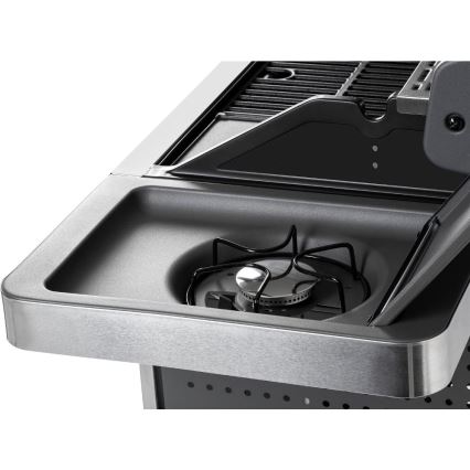 Fieldmann - Ψησταριά υγραερίου 5 καυστήρων, ματ χρώμιο