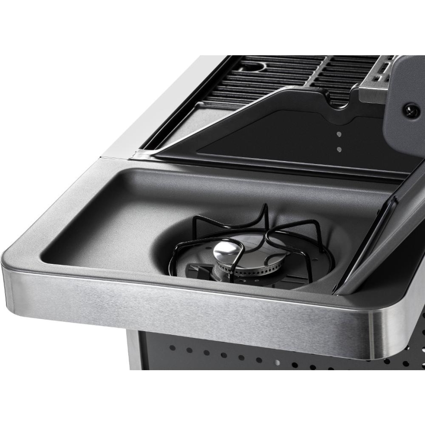 Fieldmann - Ψησταριά υγραερίου 5 καυστήρων, ματ χρώμιο