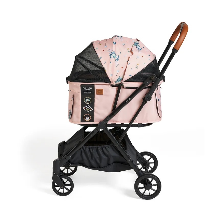 Fikago - Καροτσάκι για σκύλους και γάτες FTG Artic Λουλούδι