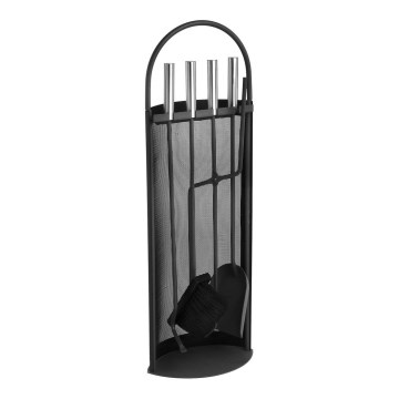 Fireplace tools 5 τμχ μαύρο