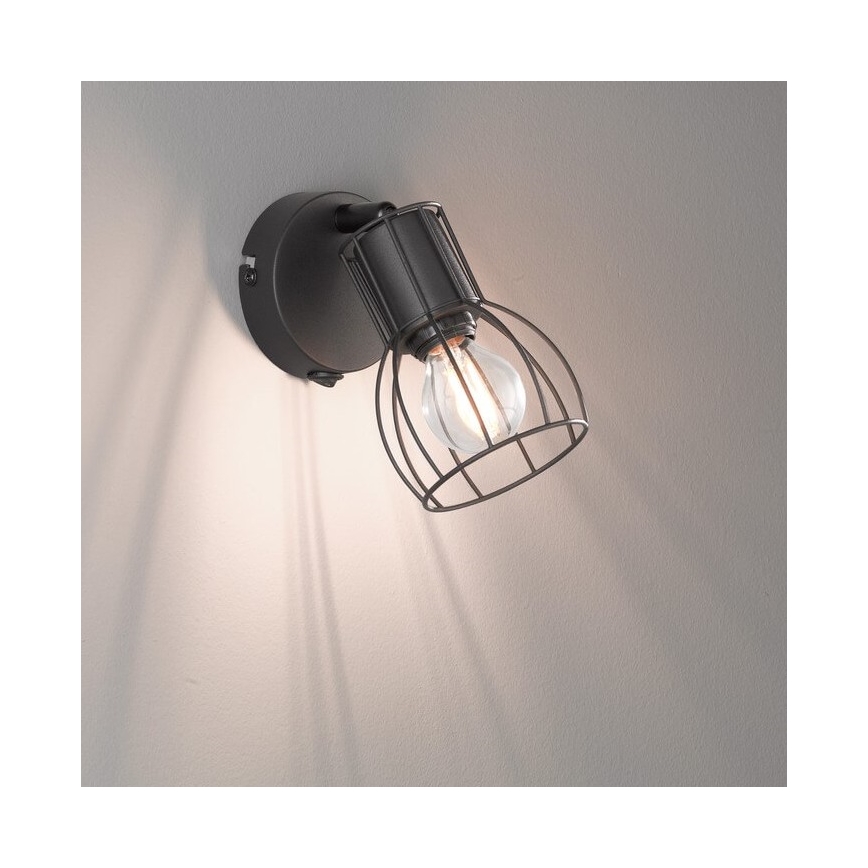 Fischer & Honsel 30074 - Επιτοίχιο σποτ KAFES 1xE14/25W/230V