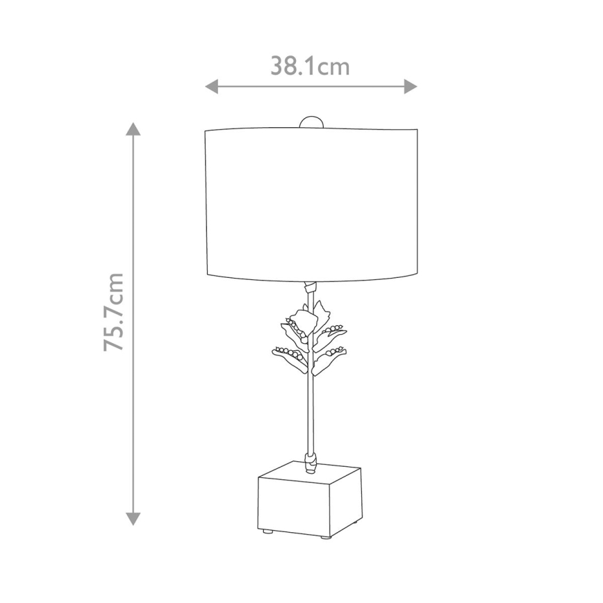 Flambeau - Eπιτραπέζιο φωτιστικό CAMILIA 1xE27/60W/230V