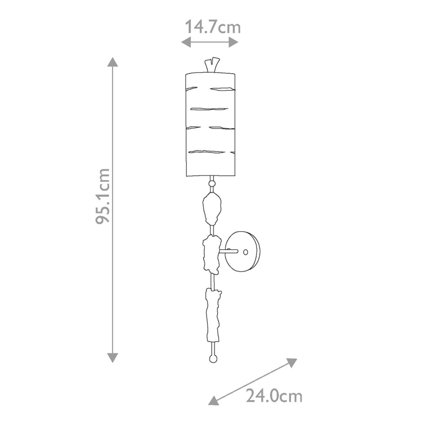 Flambeau - Φωτιστικό τοίχου FRAGMENT 1xE27/60W/230V