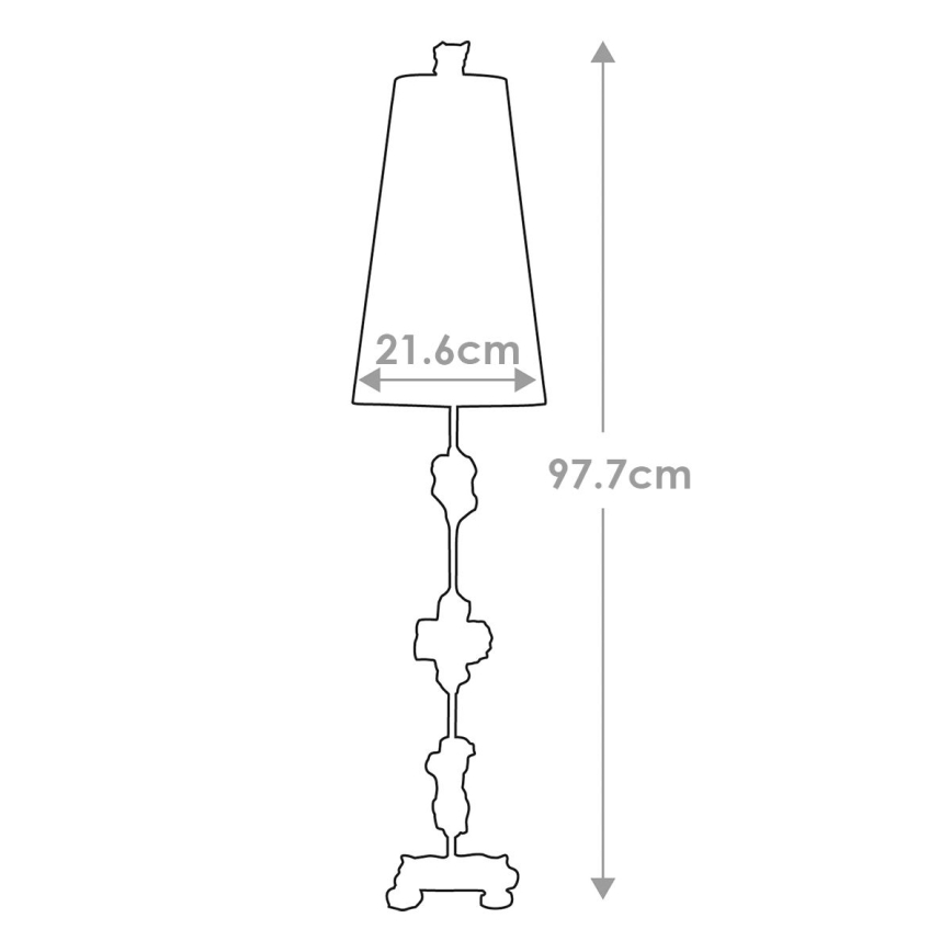 Flambeau - Eπιτραπέζιο φωτιστικό FRAGMENT 1xE27/60W/230V