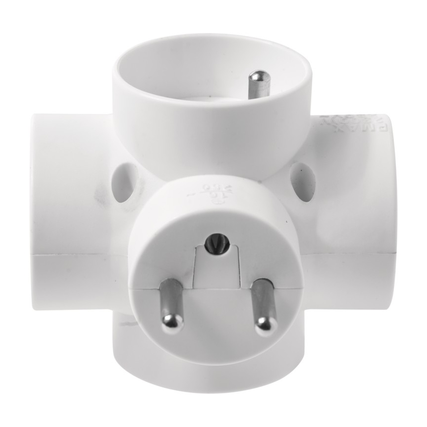 Φις splitter 4x10A/250V στρογγυλό