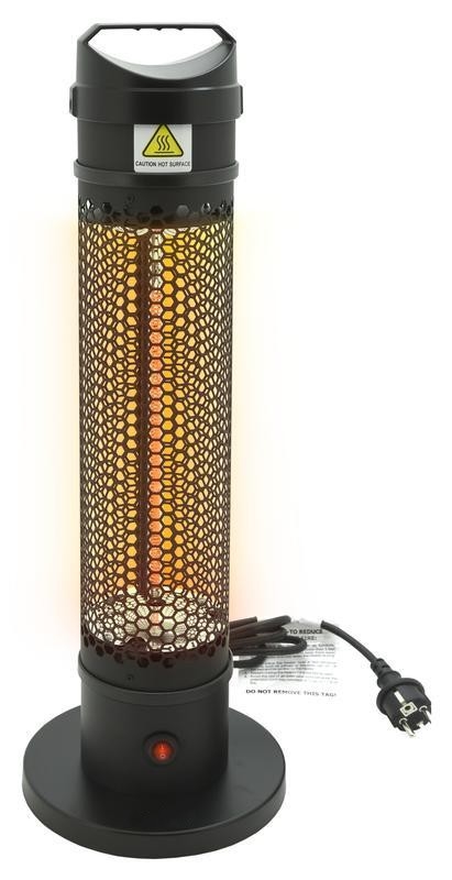 Floor infrared heater 1000W/230V IP44 μαύρο