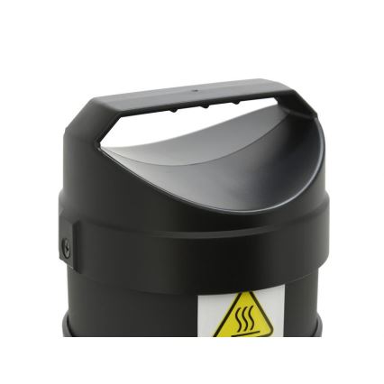 Floor infrared heater 1000W/230V IP44 μαύρο