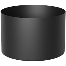 Flowerpot 11x17 cm μαύρο
