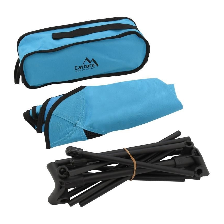 Foldable camping chair μπλε 63 cm