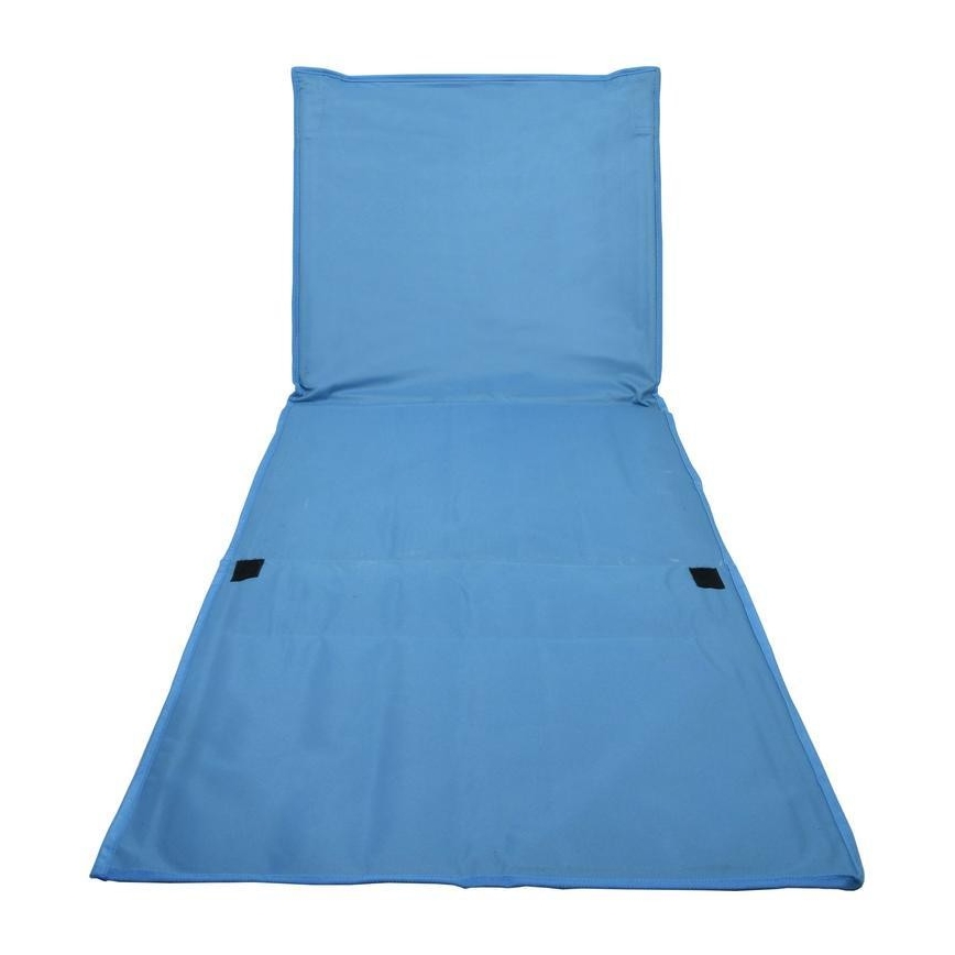 Folding lounger μπλε 160x55 cm