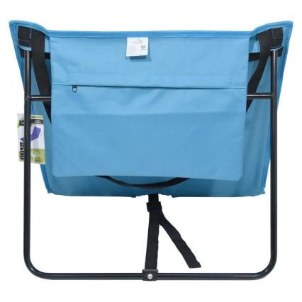 Folding lounger μπλε 160x55 cm